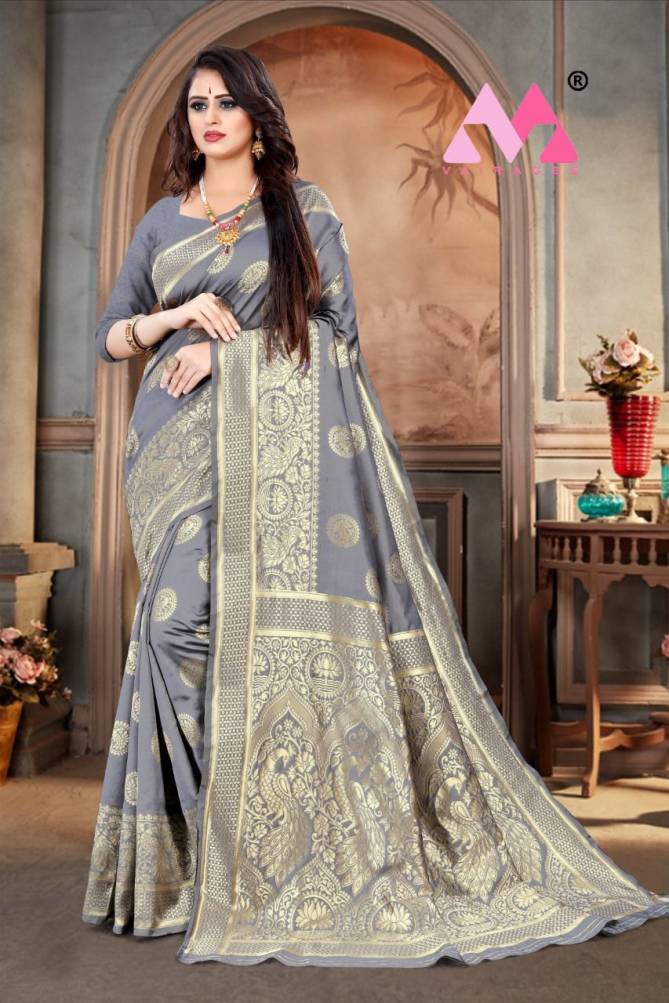 Vivera Pavitra 5 Fancy Festive Wear Designer Printed Banarasi Silk Saree Collection